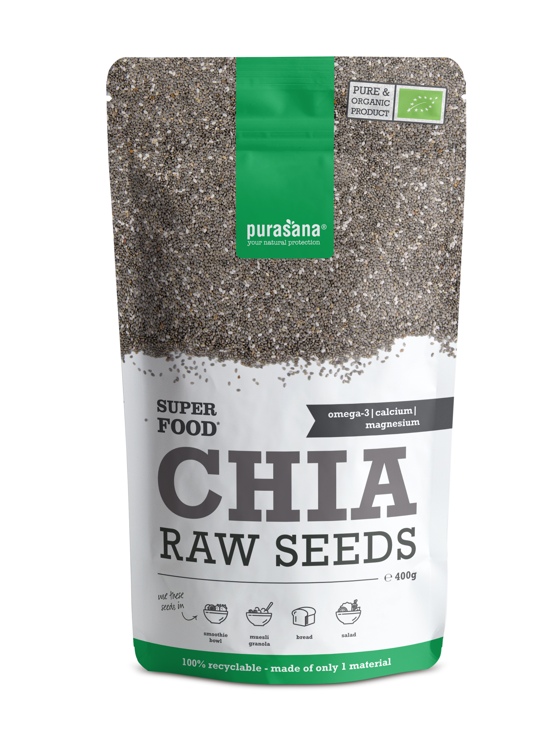 Purasana Chia Seeds - 400g