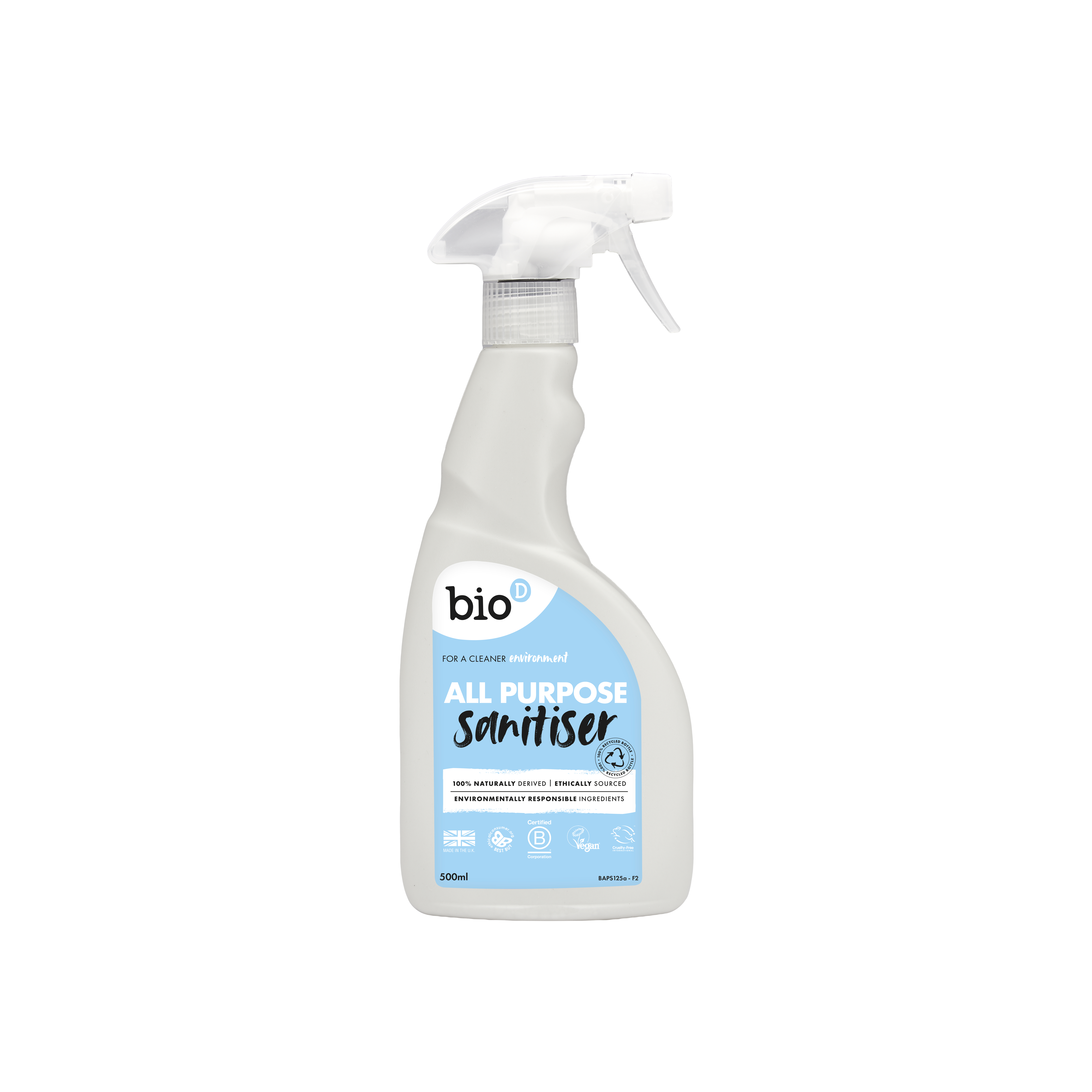 Bio-D All Purpose Sanitiser Spray (Multi Purpose) 500mls