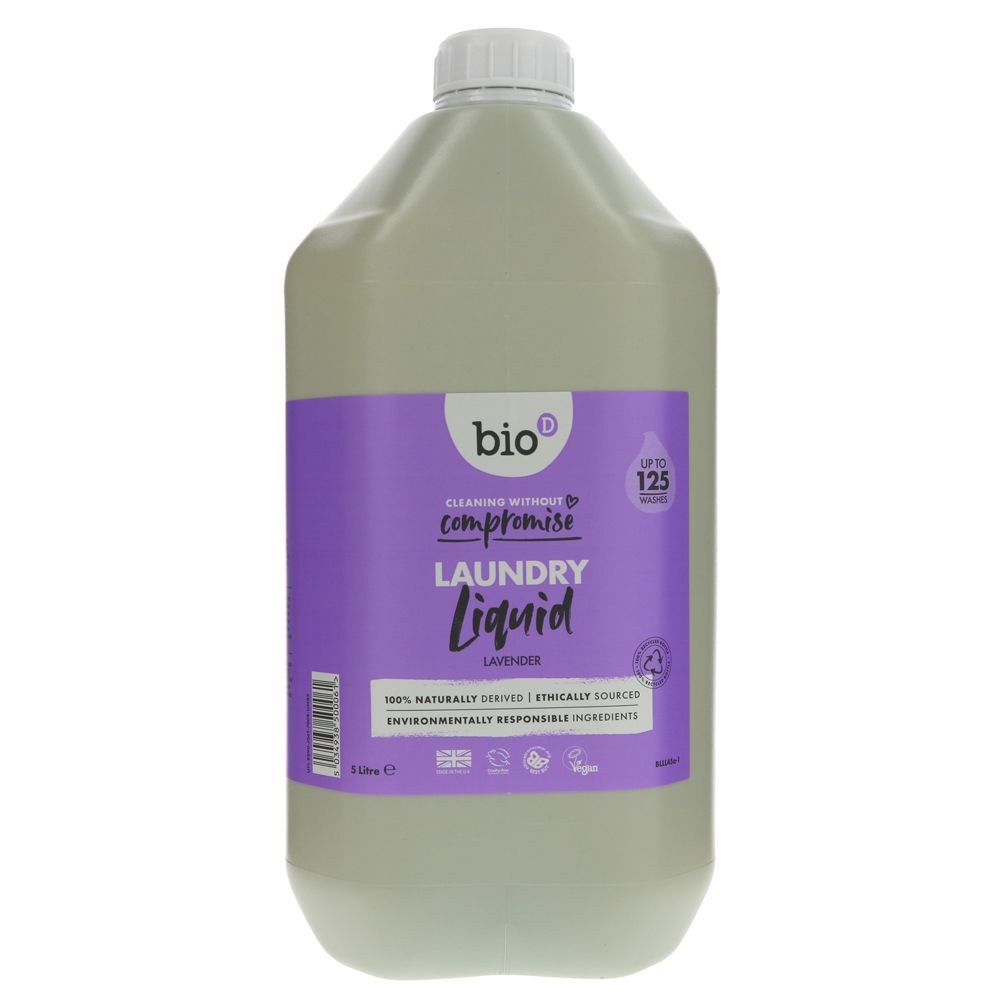 Bio-D Laundry Liquid with Lavender 5 Litres