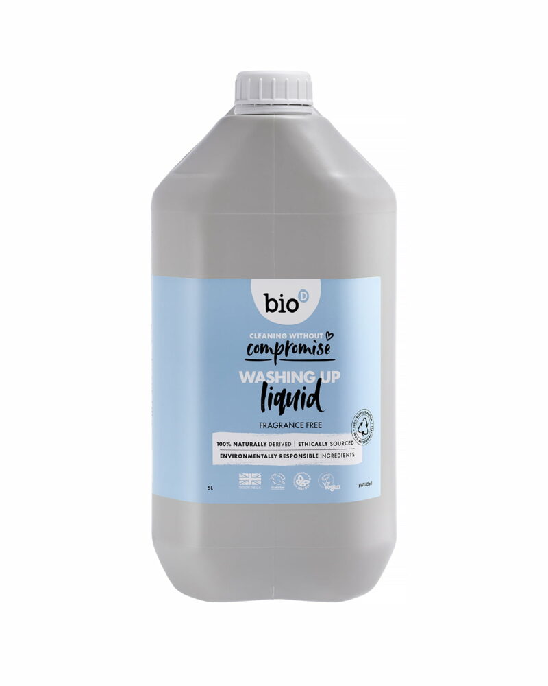 Bio-D Cleansing Hand Wash Fragrance Free 5 Ltrs