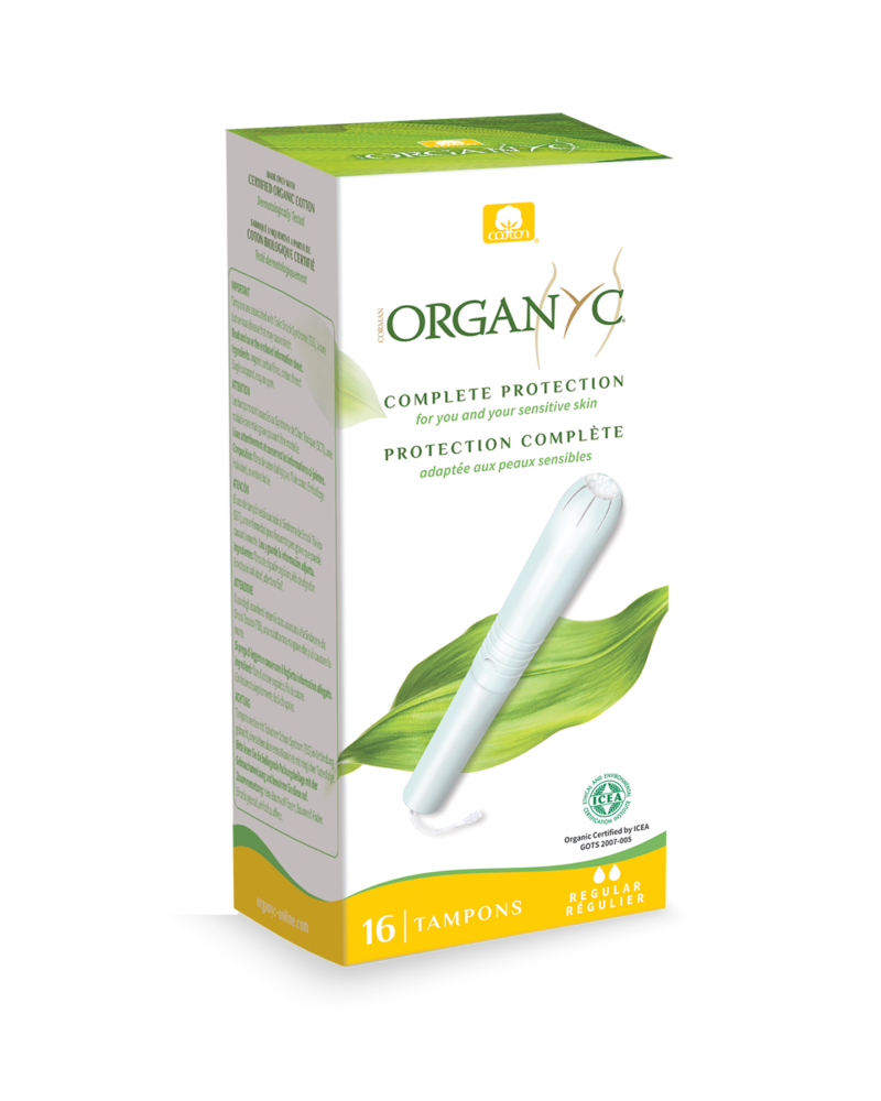 Organyc Tampons with cardboard Applicator REGULAR