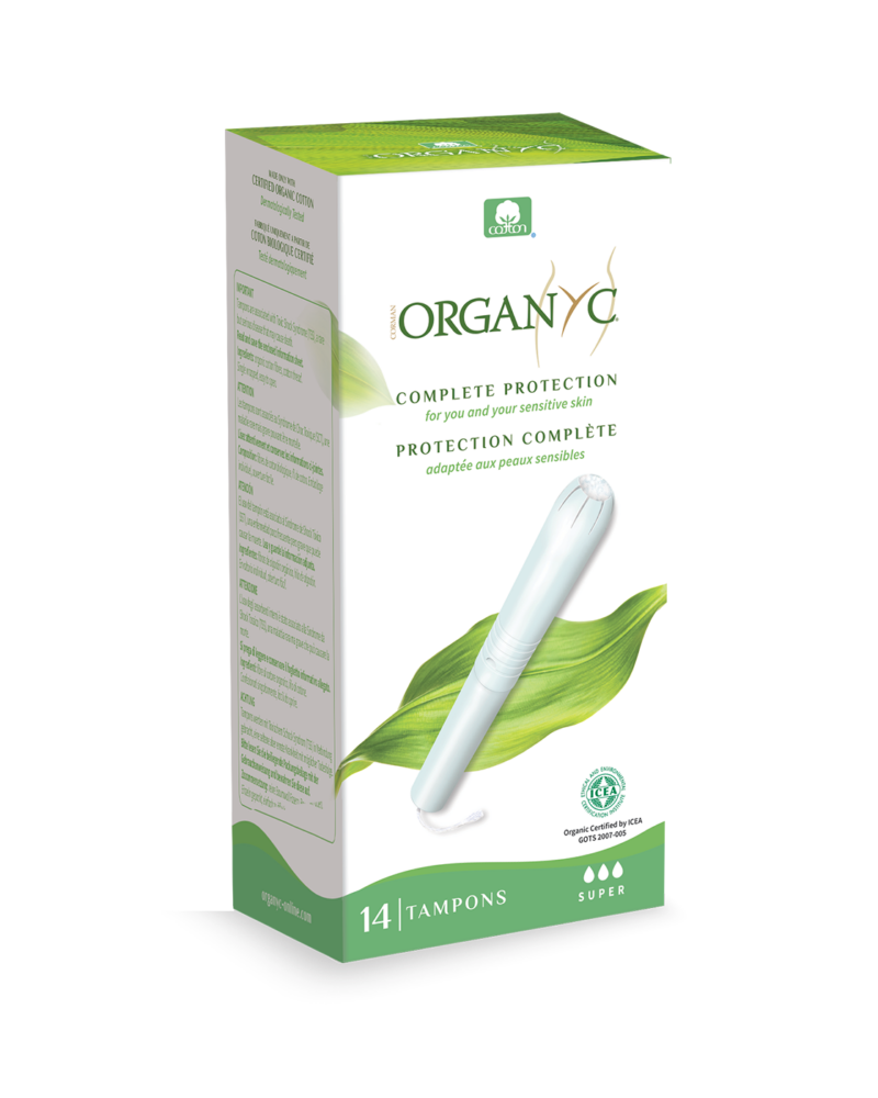 Organyc Tampons with cardboard Applicator SUPER