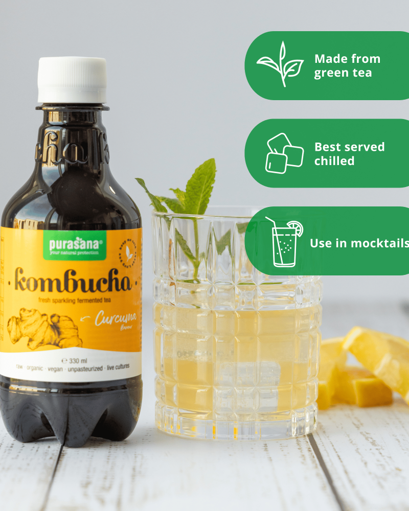 Kombucha Curcuma 330ml - Image 2