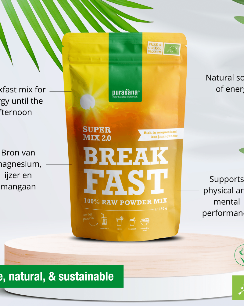 Purasana Breakfast mix zak 250 g BE-BIO-02 - Image 2