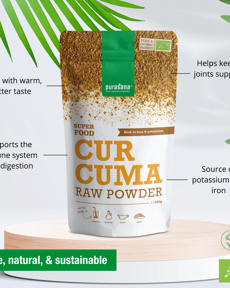 Purasana Curcuma powder 200 gr BE-BIO-02 - Image 2