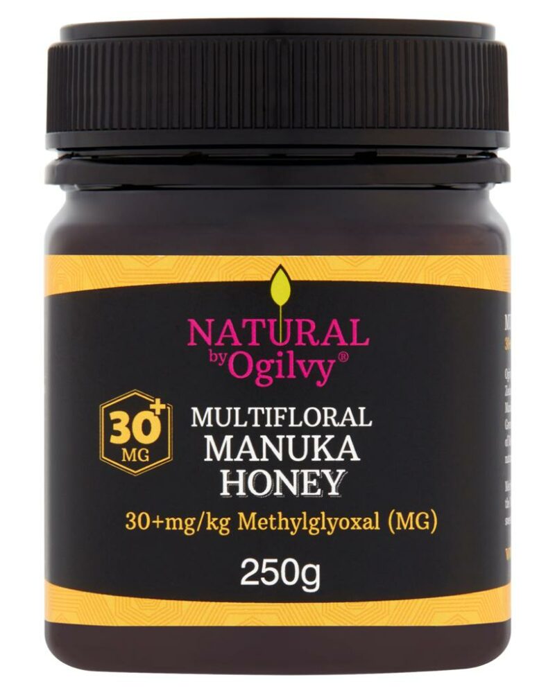 Multi-floral Manuka Honey 30+ mg/kg 250g - Natural by Ogilvy