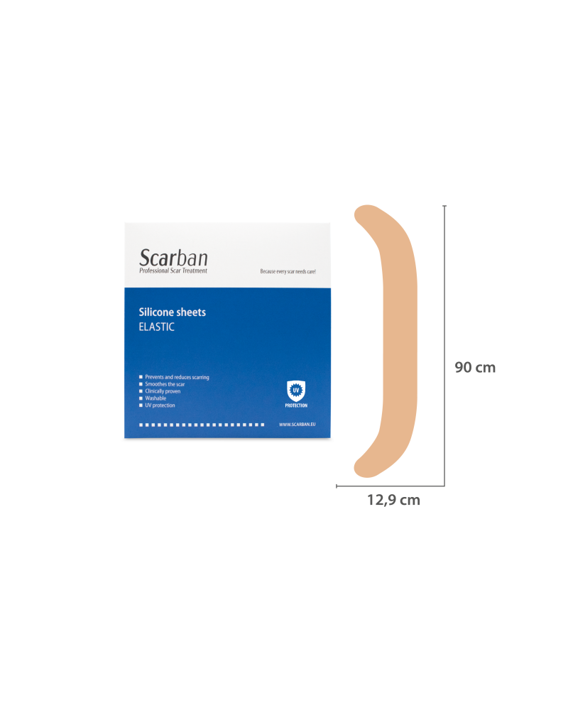 Scarban Elastic Silicone Sheet ABDOMINAL XXL - Image 2