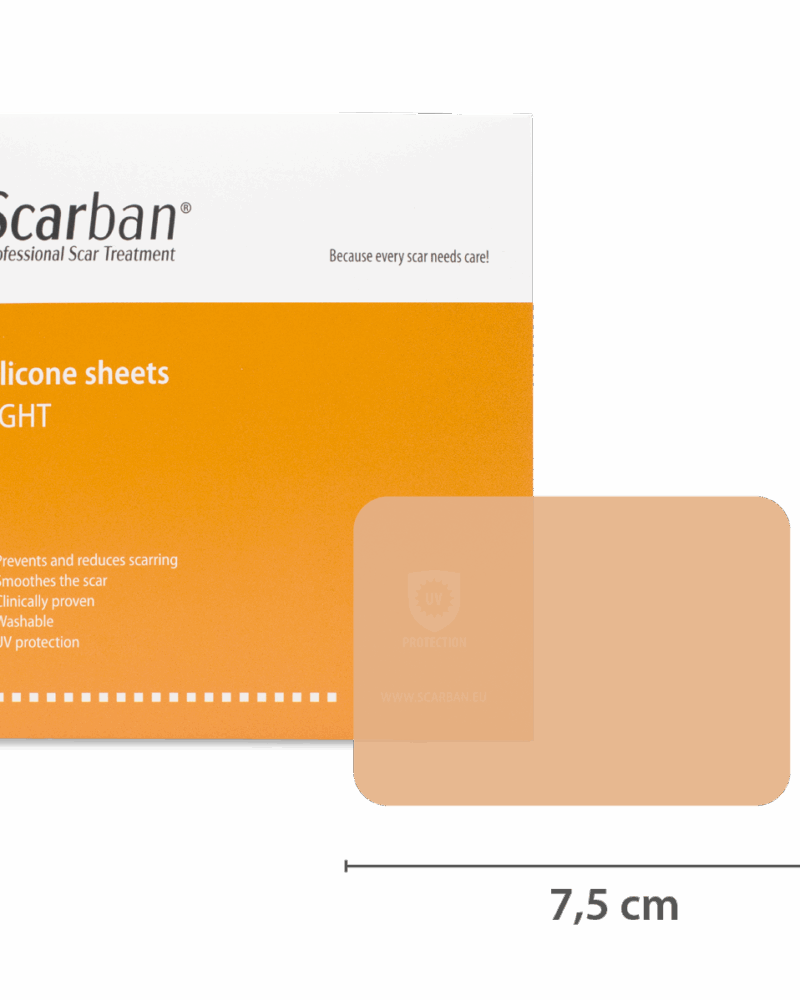 Scarban Light Silicone Sheet 5x7.5CM