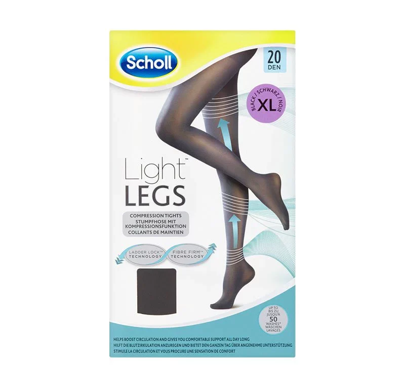 Scholl Light Legs Black X-Lrg
