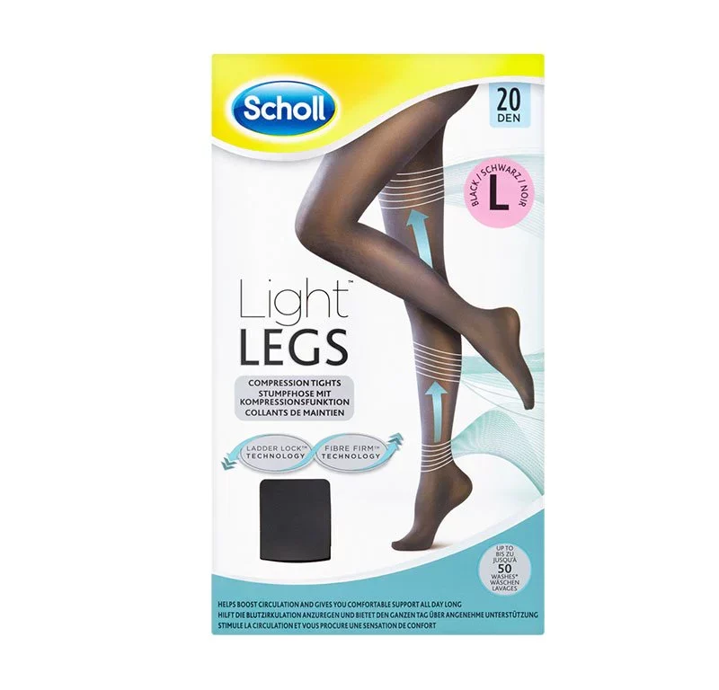 Scholl Light Legs Black Large