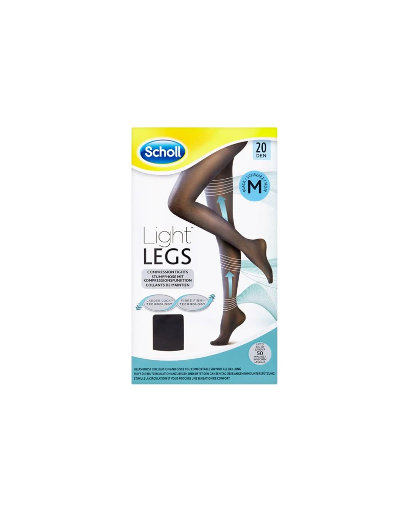 Scholl Light Legs Black Medium
