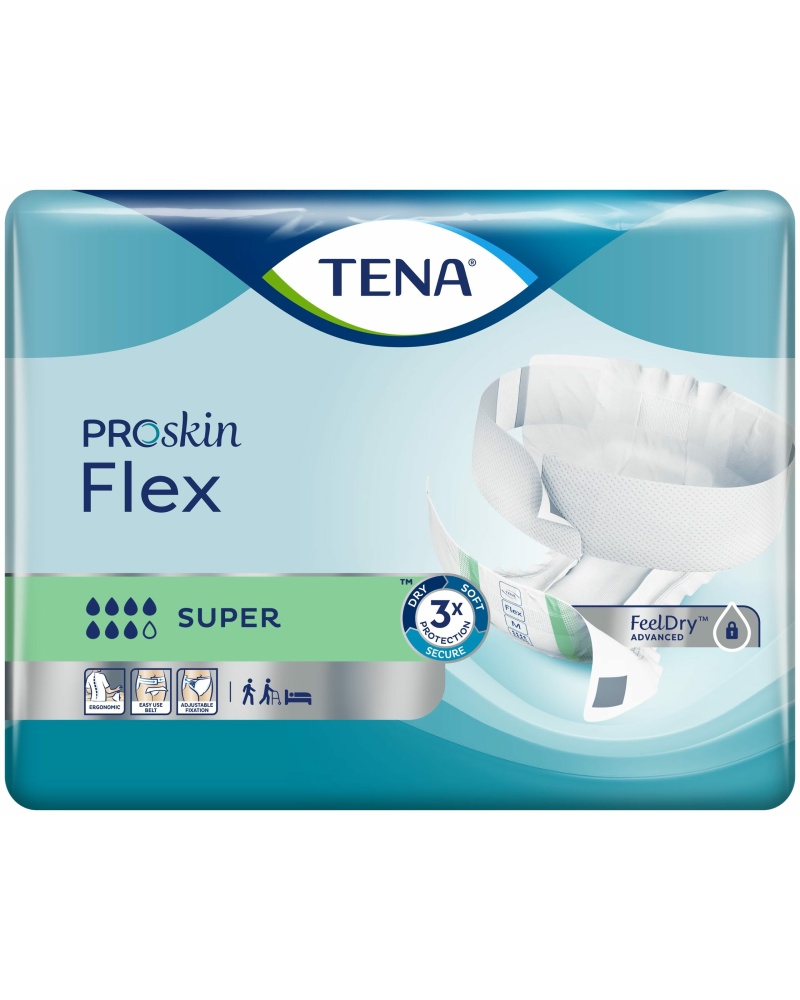TENA FLEX LARGE SUPER 7 DROPS X 30
