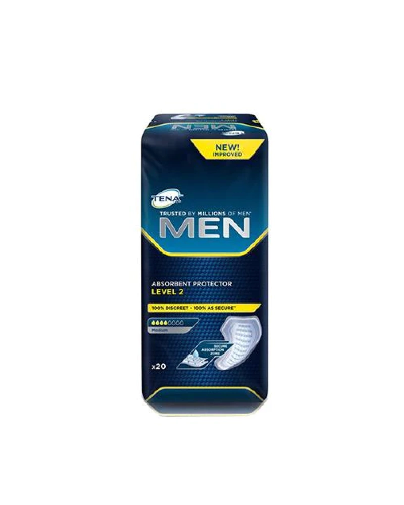TENA MEN DISCREET LEVEL 2 4 DROPS X 20