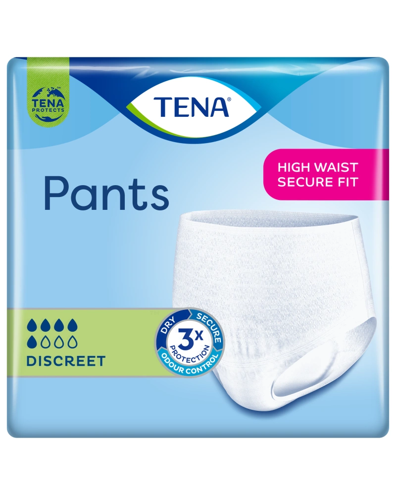 TENA PANTS MEDIUM DISCREET 5 DROPS X 12