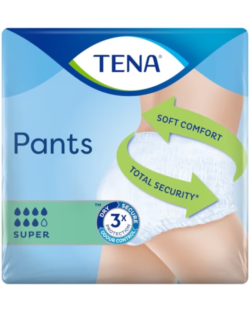 TENA PANTS LARGE SUPER  12 7 DROPS