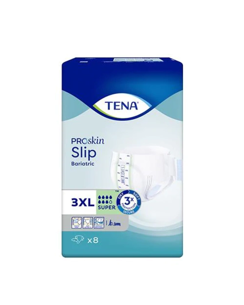 TENA SLIP BARIATRIC 3XL X 8