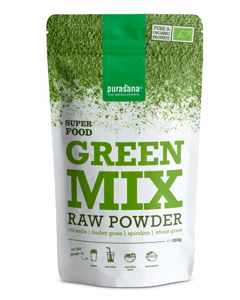 Purasana Green mix raw powder 200g