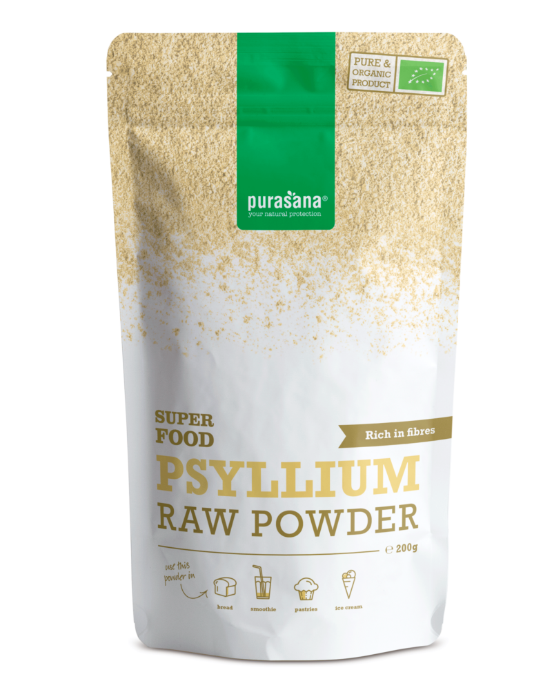 Purasana Psyllium powder 200 g ORGANIC