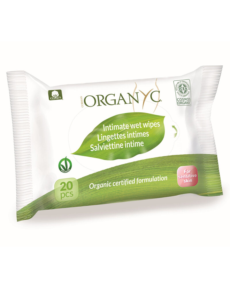 Organyc Feminine Hygiene Wipes