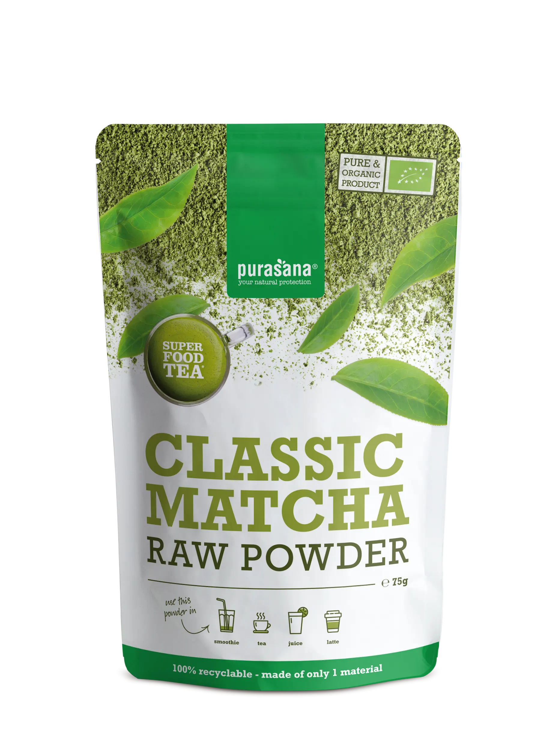 Purasana Matcha Classic Powder 75g