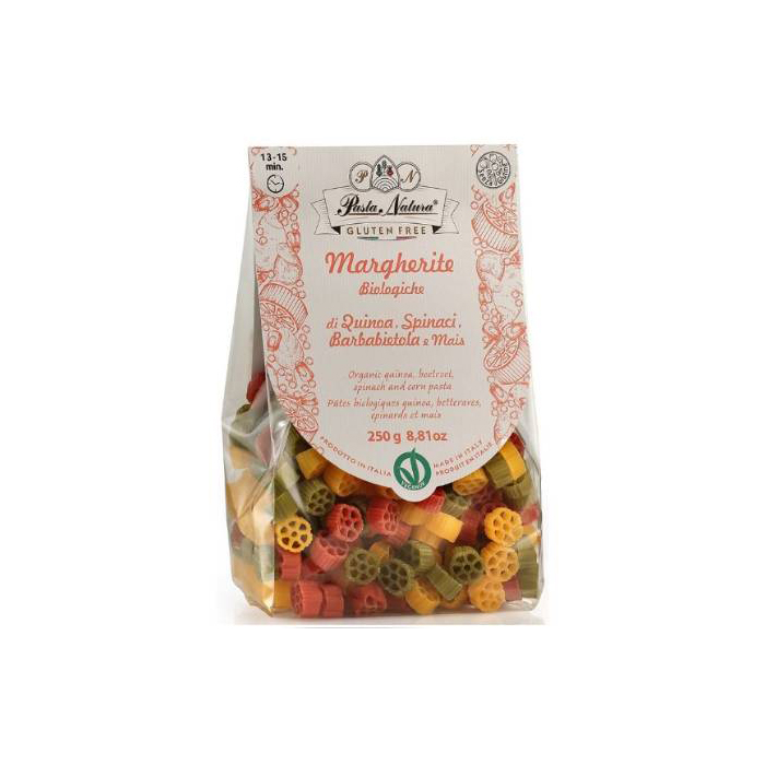 Pasta Natura Tricolour Organic Gluten-Free Pasta - Margerite 250g