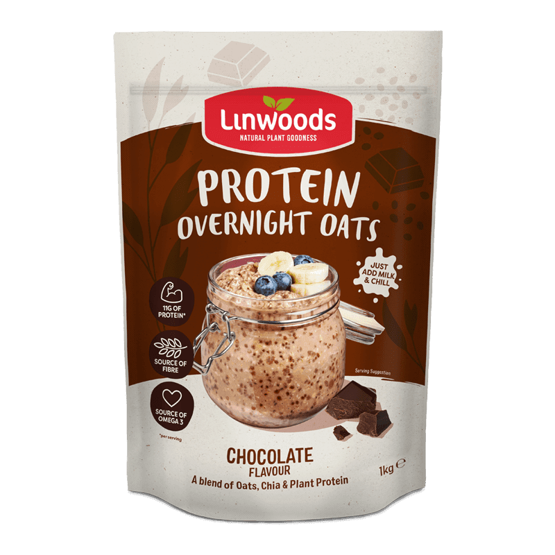 Linwoods Protein Overnight Oats - Chocolate 1KG