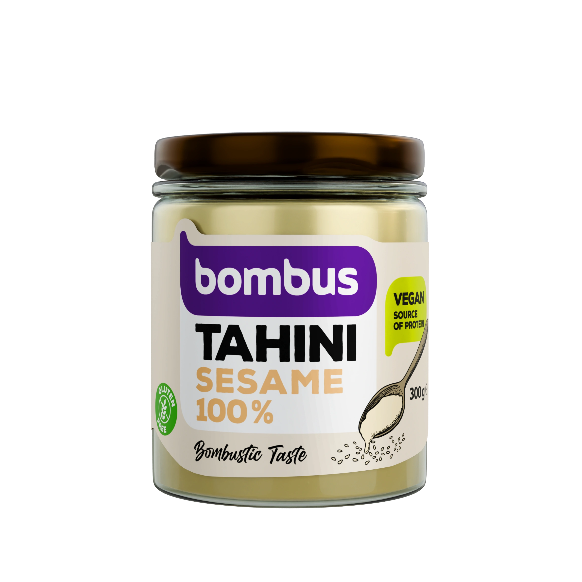 Bombus TAHINI – 100 % SESAME PASTE 300G
